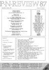 Cover of PN Review 87