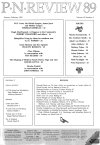 Cover of PN Review 89