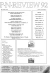 Cover of PN Review 92