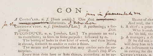 Image of dictionary definition of 'condoler'